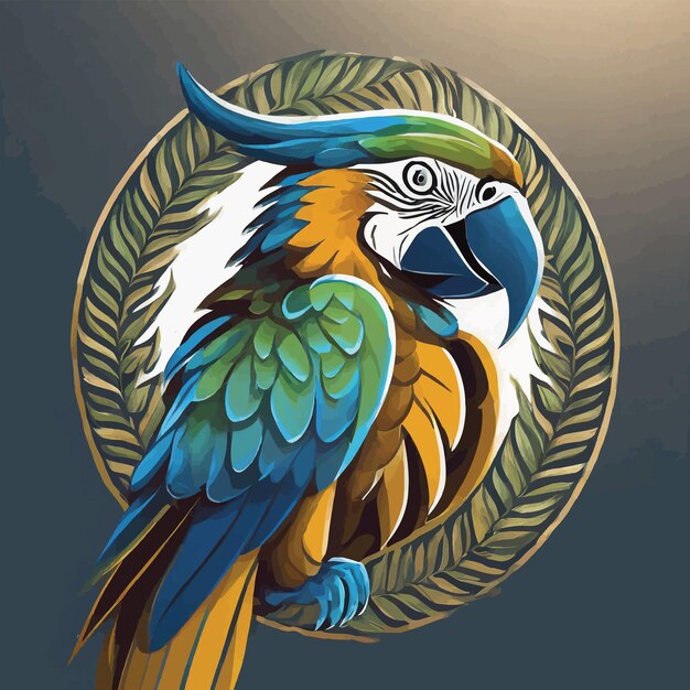 El logotipo del guacamayo