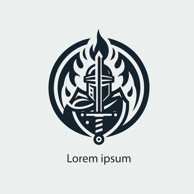 El logotipo del guerrero aquí