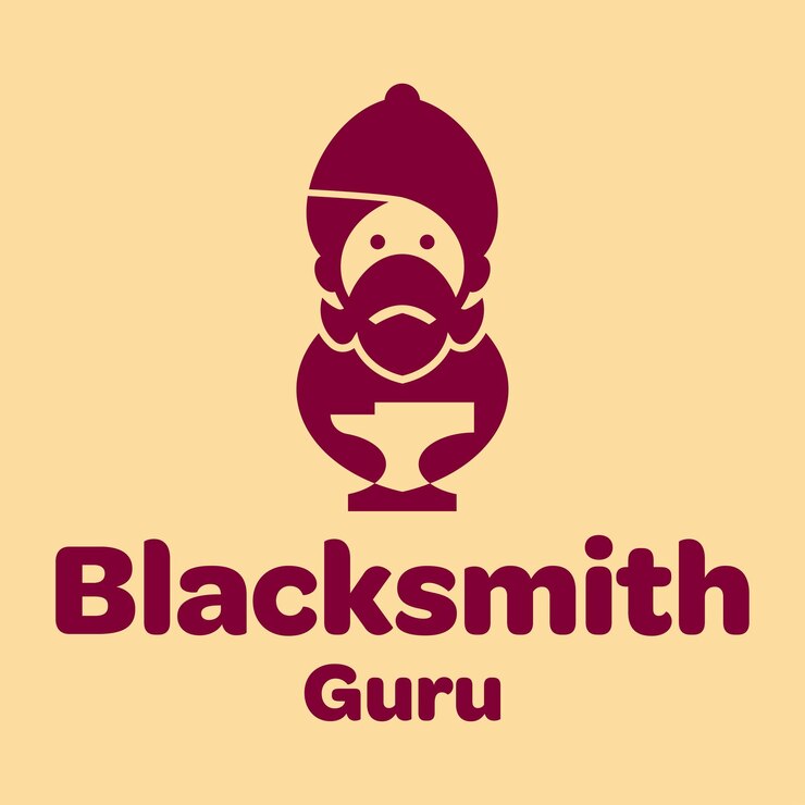 Vector logotipo del gurú del herrero