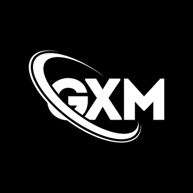 Logotipo de GXM GXM letra GXM diseño de logotipo de letra Iniciales GXM logotipo vinculado con círculo y mayúscula logotipo de monograma GXM tipografía para negocios de tecnología y marca inmobiliaria