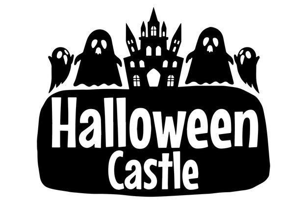 Logotipo Halloween Castillo De Halloween