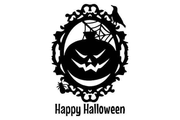 Logotipo halloween feliz halloween