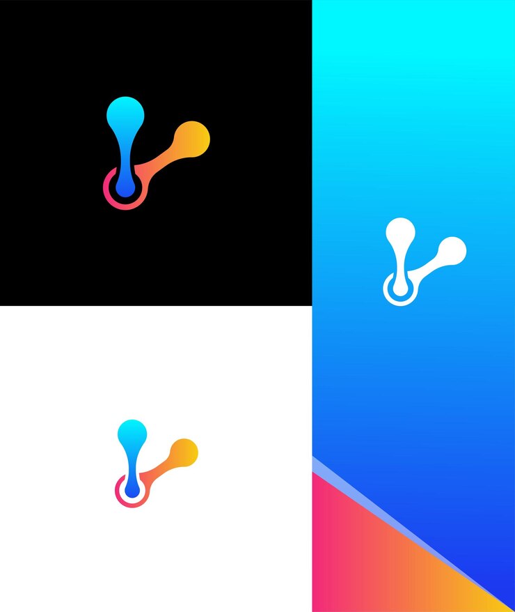 Vector el logotipo del hardware de la computadora