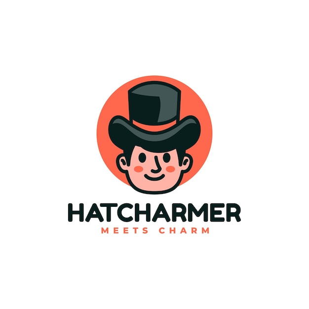 El logotipo de Hatcharmer El personaje de dibujos animados La mascota El diseño del logotipo