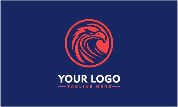 Logotipo Hawk Vector Diseño de águila profesional para la identidad empresarial única y de alta calidad de marca