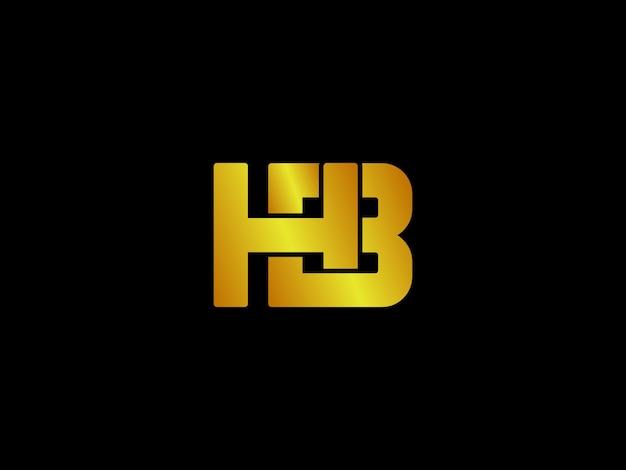 Logotipo de hb sobre un fondo negro