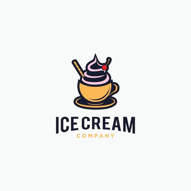 El logotipo del helado
