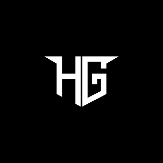 El logotipo de HG Modern Construction con diseño simétrico