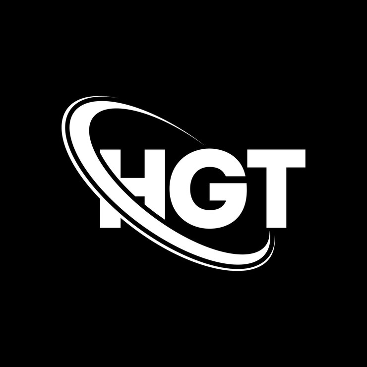 Vector logotipo hgt hgt letra hgt letra diseño de logotipo iniciales logotipo htt vinculado con círculo y mayúscula monograma logotipo hgt tipografía para negocios de tecnología y marca inmobiliaria