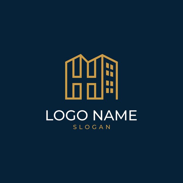El logotipo de HH Real Estate