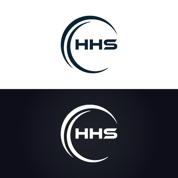 El logotipo de HHS está diseñado con la letra HHS en blanco.