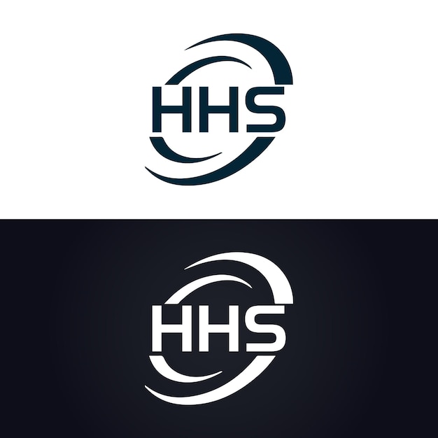 El logotipo de HHS está diseñado con la letra HHS en blanco.
