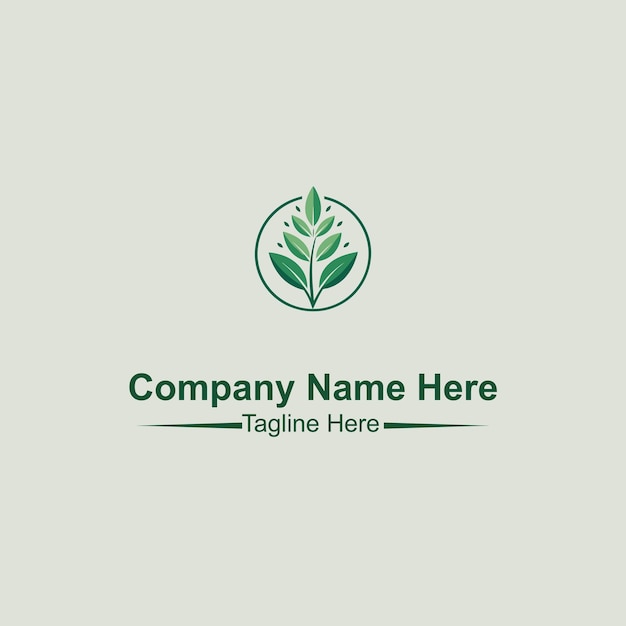 El logotipo de las hierbas