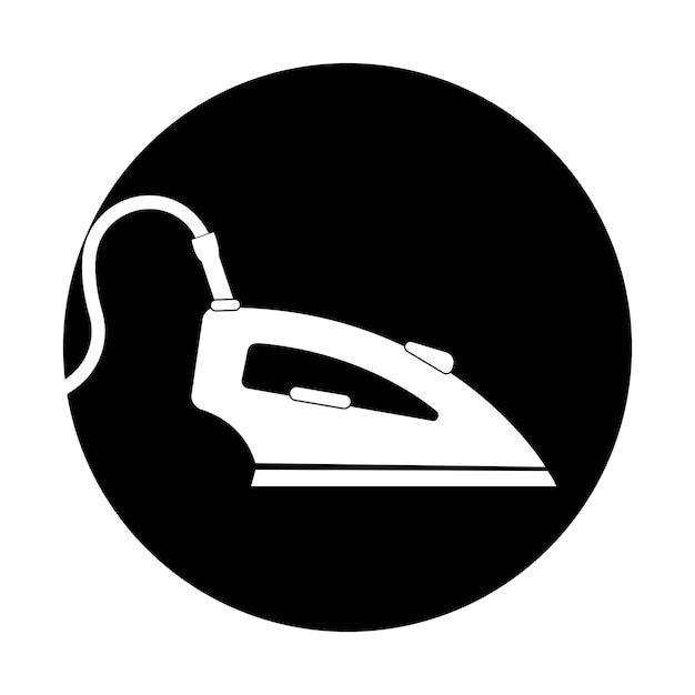 Logotipo de hierro negro
