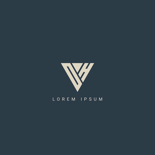 El logotipo HO y el logotipo OH basados en iniciales creativas mínimas La letra HO OH es un monograma elegante creativo