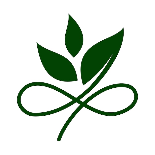Vector logotipo de hoja bio naturaleza verde eco vector símbolos plantilla de logotipo de empresa ilustración de icono identidad de marca