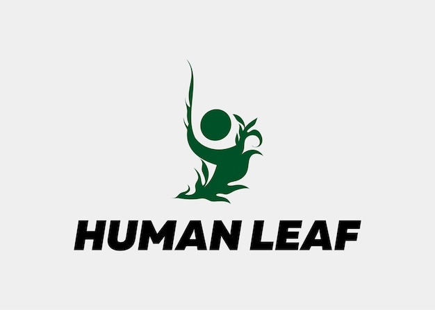 LOGOTIPO HOJA HUMANA NOMBRE DE LA EMPRESA