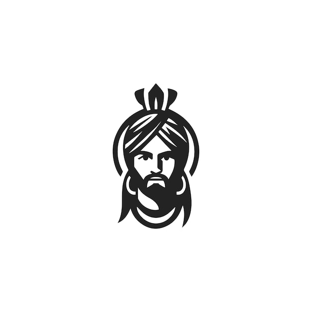 El logotipo del hombre indio