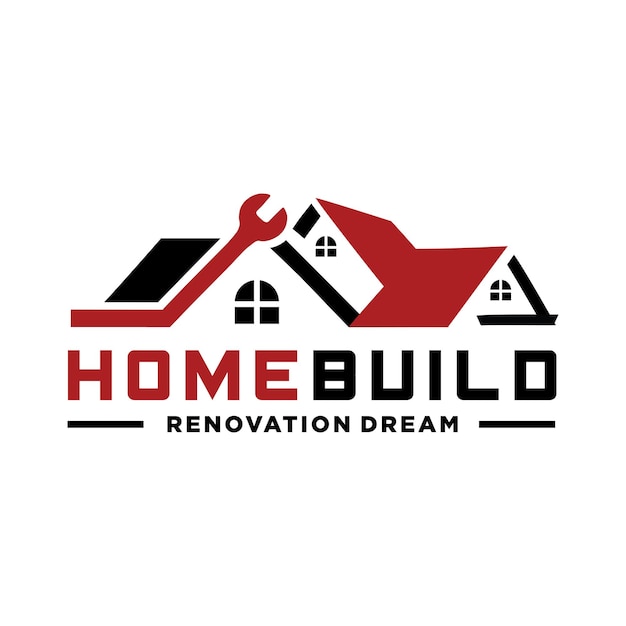 Logotipo de Home Builder para empresa constructora