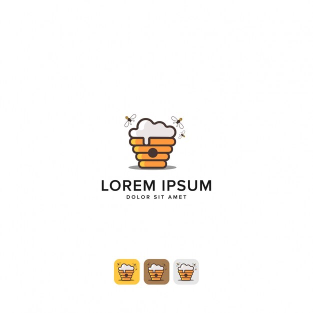 Logotipo de honey beer