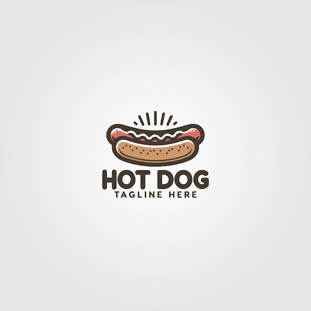 logotipo de hot dog