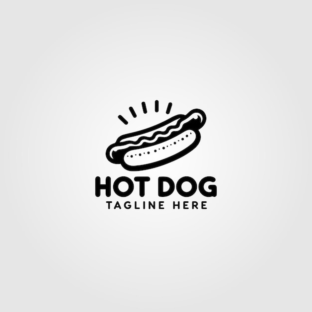 logotipo de hot dog