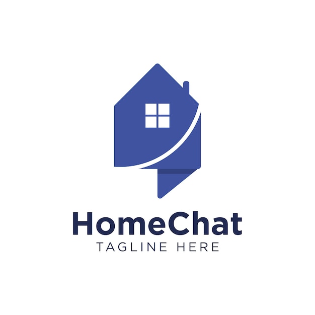 Logotipo de house home chat