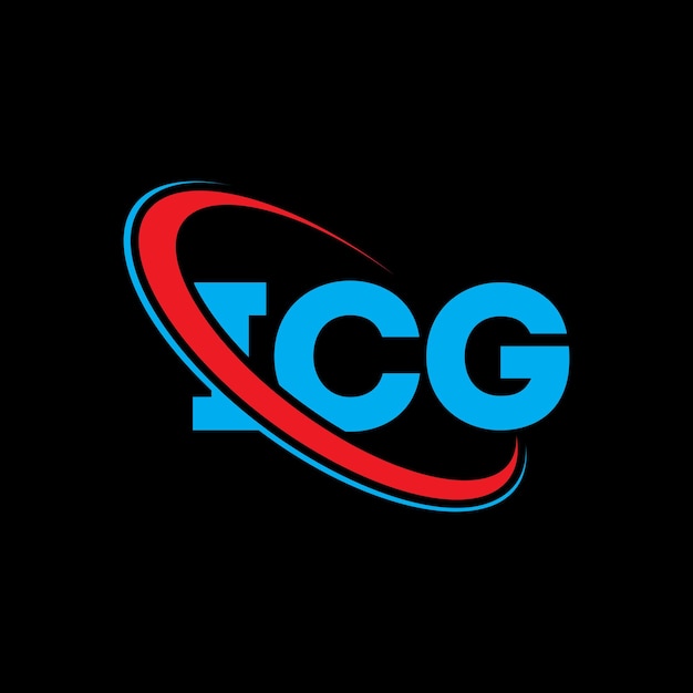 El logotipo de ICG: diseño de la letra ICG: iniciales, logotipo ICG vinculado con círculo y monograma en mayúscula, tipografía ICG para negocios tecnológicos y marca inmobiliaria.