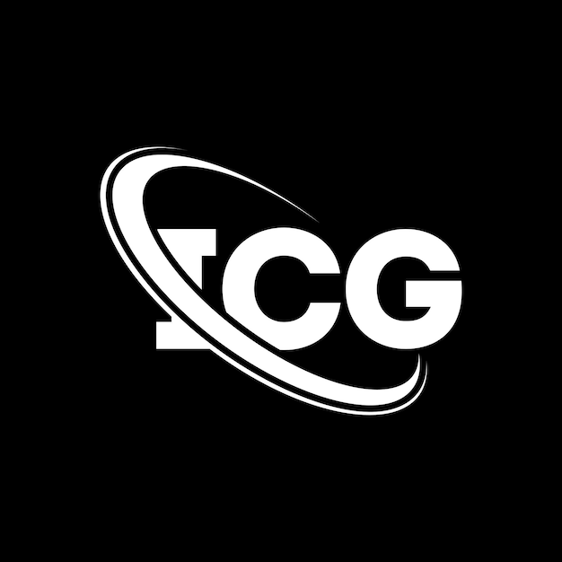 El logotipo de ICG: diseño de la letra ICG: iniciales, logotipo ICG vinculado con círculo y monograma en mayúscula, tipografía ICG para negocios tecnológicos y marca inmobiliaria.