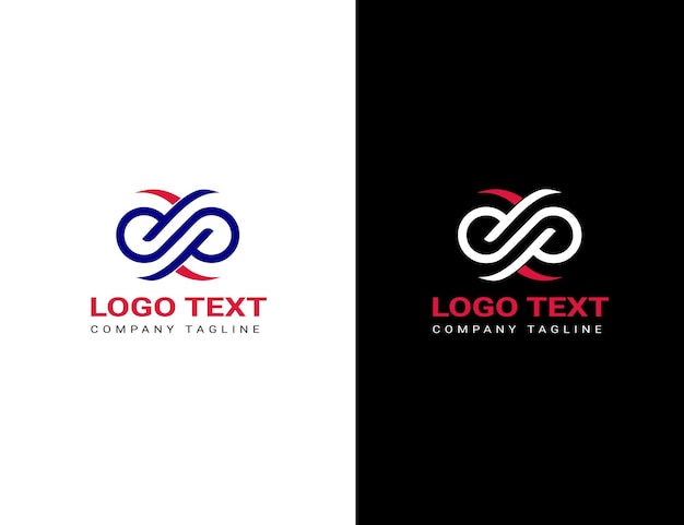 Logotipo de icono abstracto y mínimo