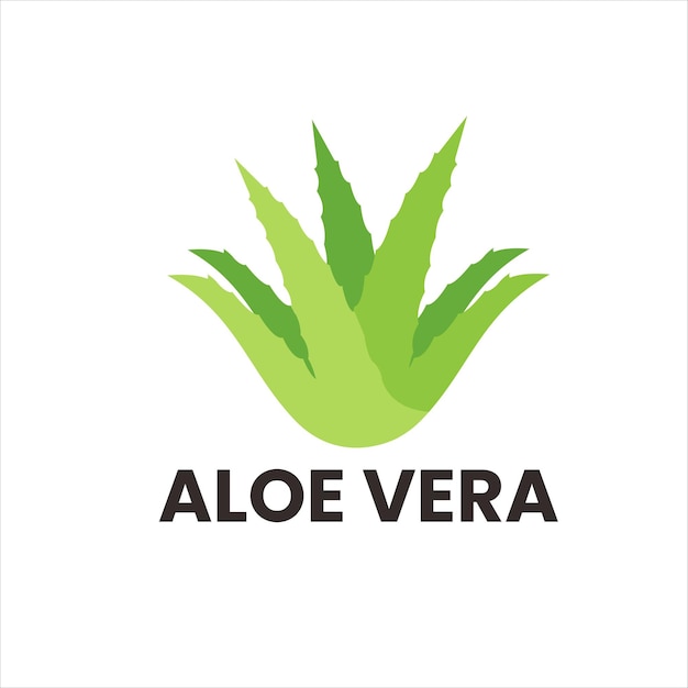 logotipo del icono de aloe vera