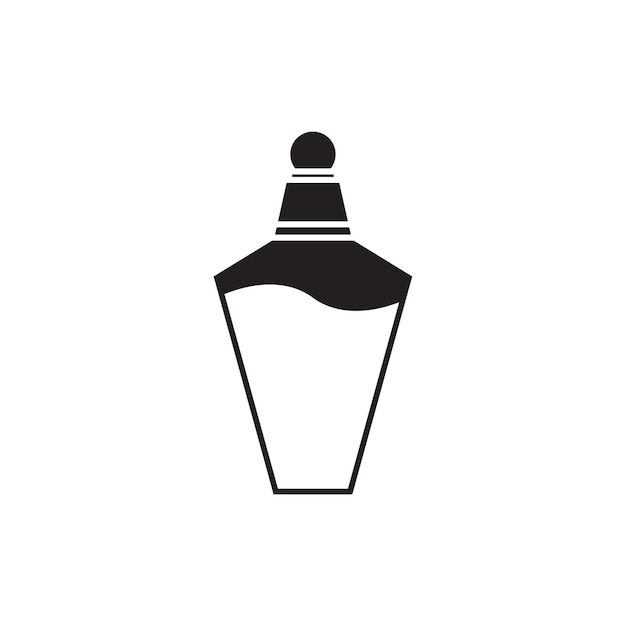 El logotipo del icono de la botella de perfume