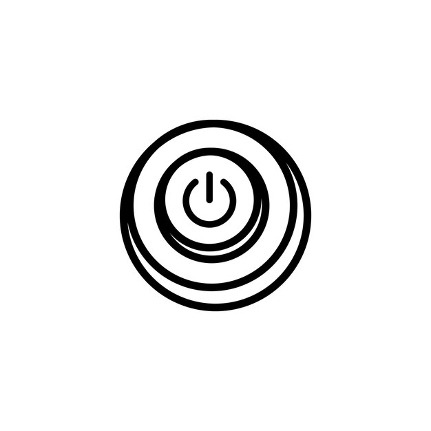 El logotipo del icono del botón
