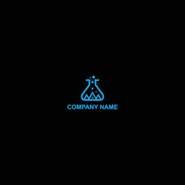 El logotipo y el icono del dólar del laboratorio