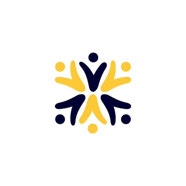 Logotipo de icono humano