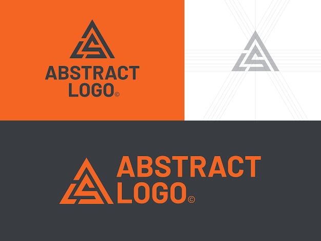 Logotipo del icono de letra del alfabeto S