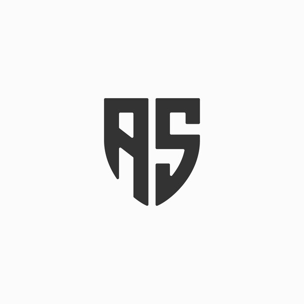 Logotipo de icono de letras del alfabeto como