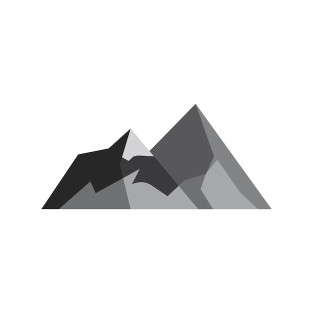 Logotipo de icono de montaña