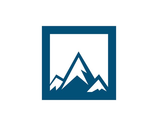 Logotipo de icono de montaña
