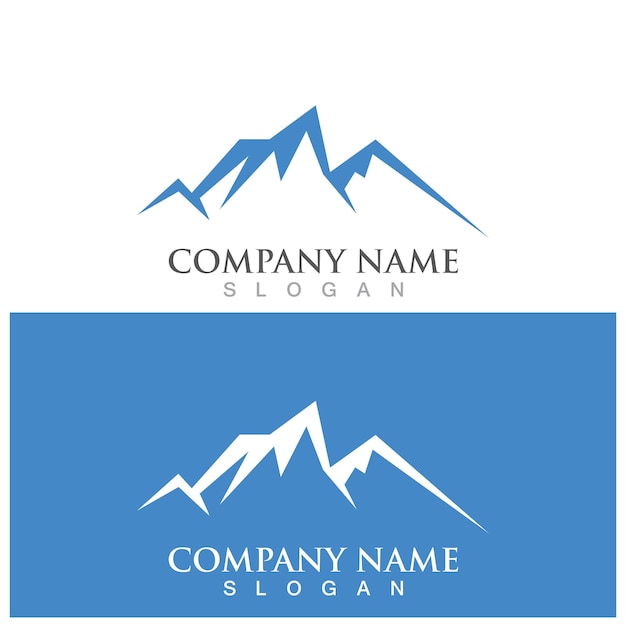 Logotipo de icono de montaña