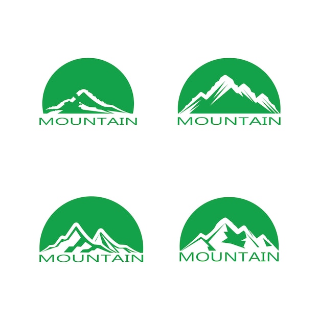 Logotipo de icono de montaña