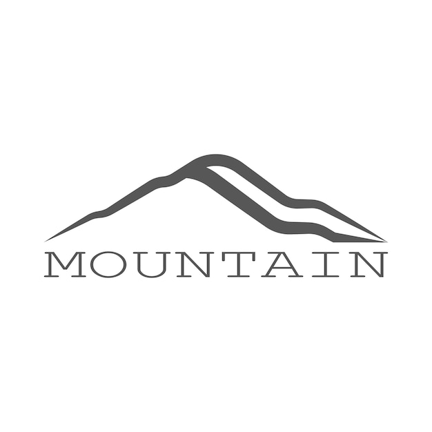 Logotipo de icono de montaña