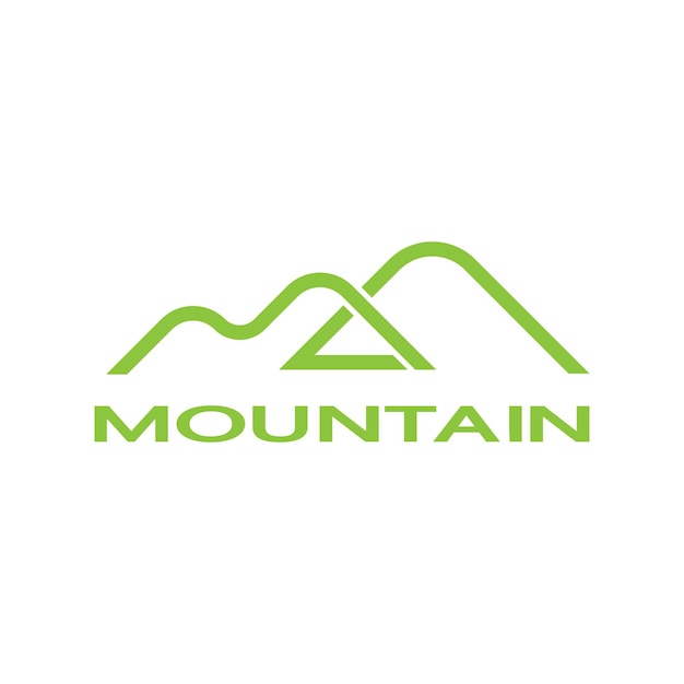 Logotipo de icono de montaña