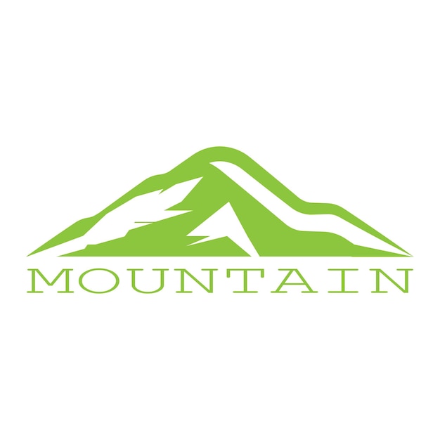 Logotipo de icono de montaña