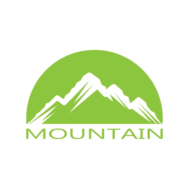Logotipo de icono de montaña