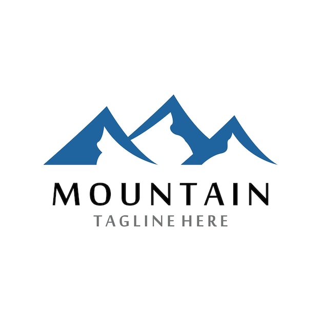 Logotipo de icono de montaña