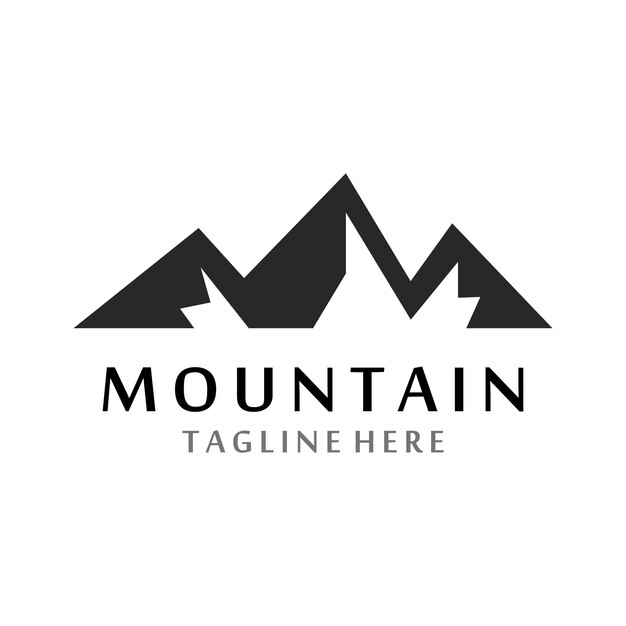 Logotipo de icono de montaña