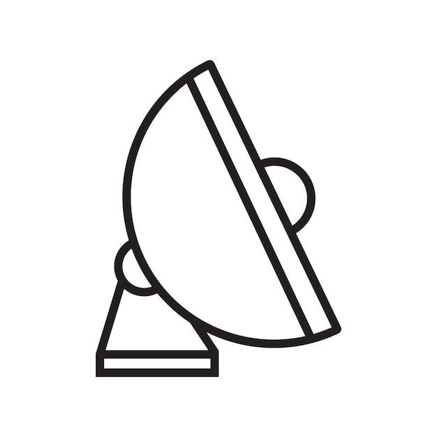 El logotipo del icono del radar