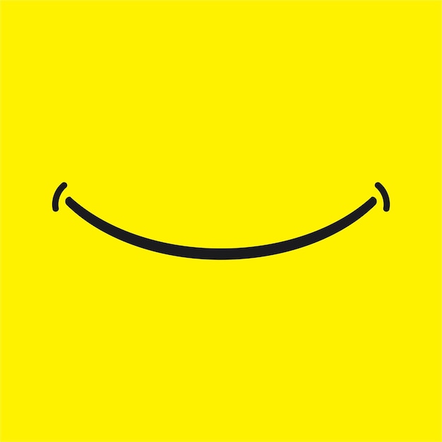 Logotipo de icono de sonrisa y vector de símbolo