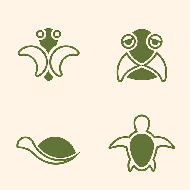 Logotipo de icono de tortuga